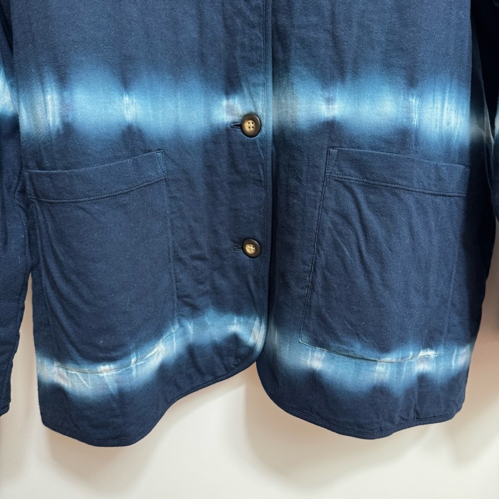 J. Jill PureJill Tie Dye Cotton Quilted Jacket XL - Picture 6 of 13